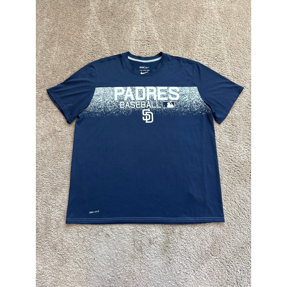 San Diego Padres Baseball Nike Men’s Dri-Fit Nike Tee Size XXL